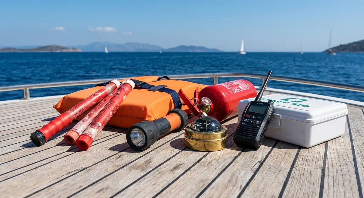 Équipements obligatoires bateau : liste Division 240