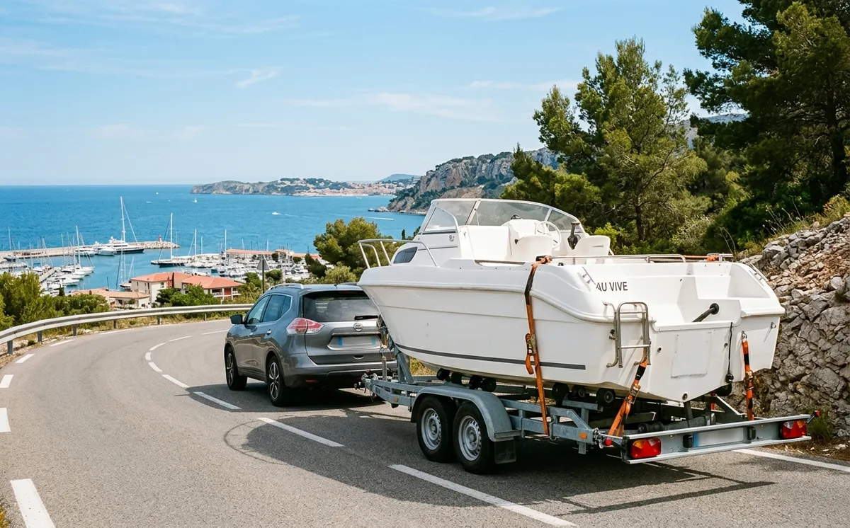 Transporter son bateau sur remorque : assurance et règles